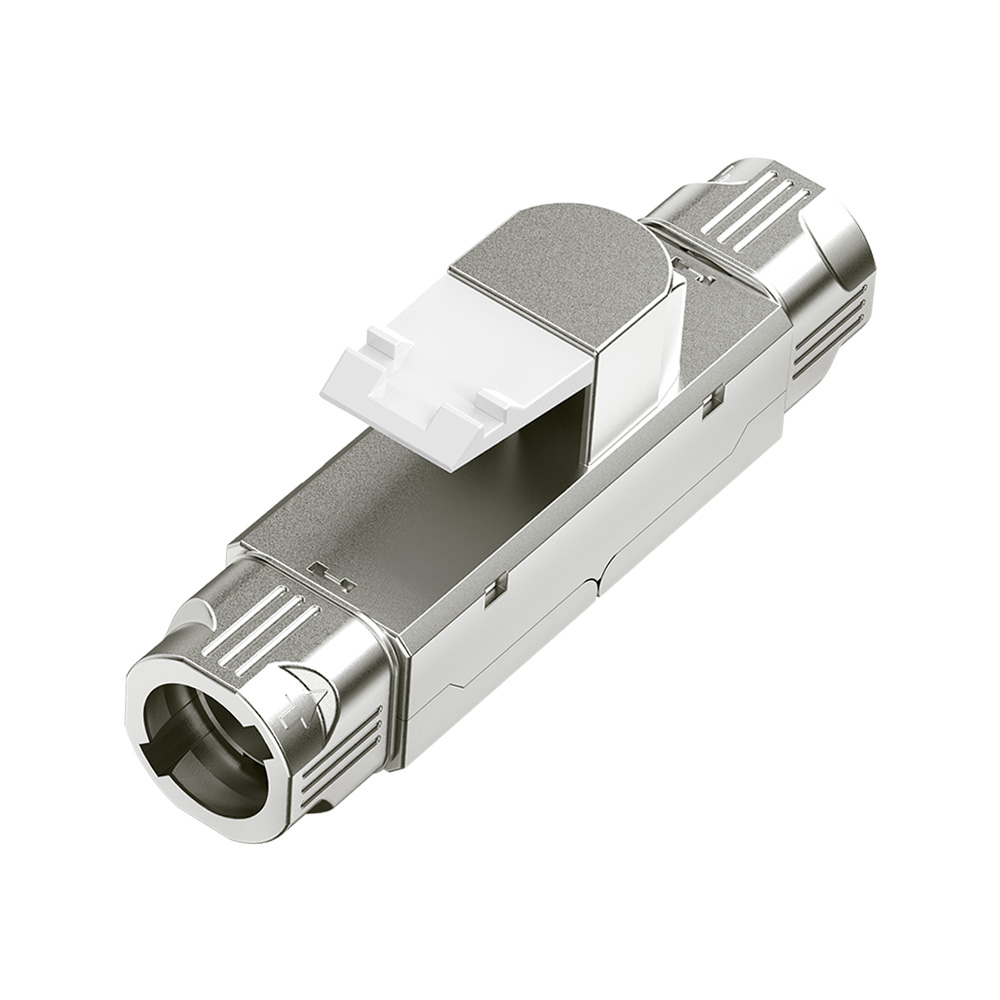 Hinged-Cover Toolless Ethernet Cable Extender