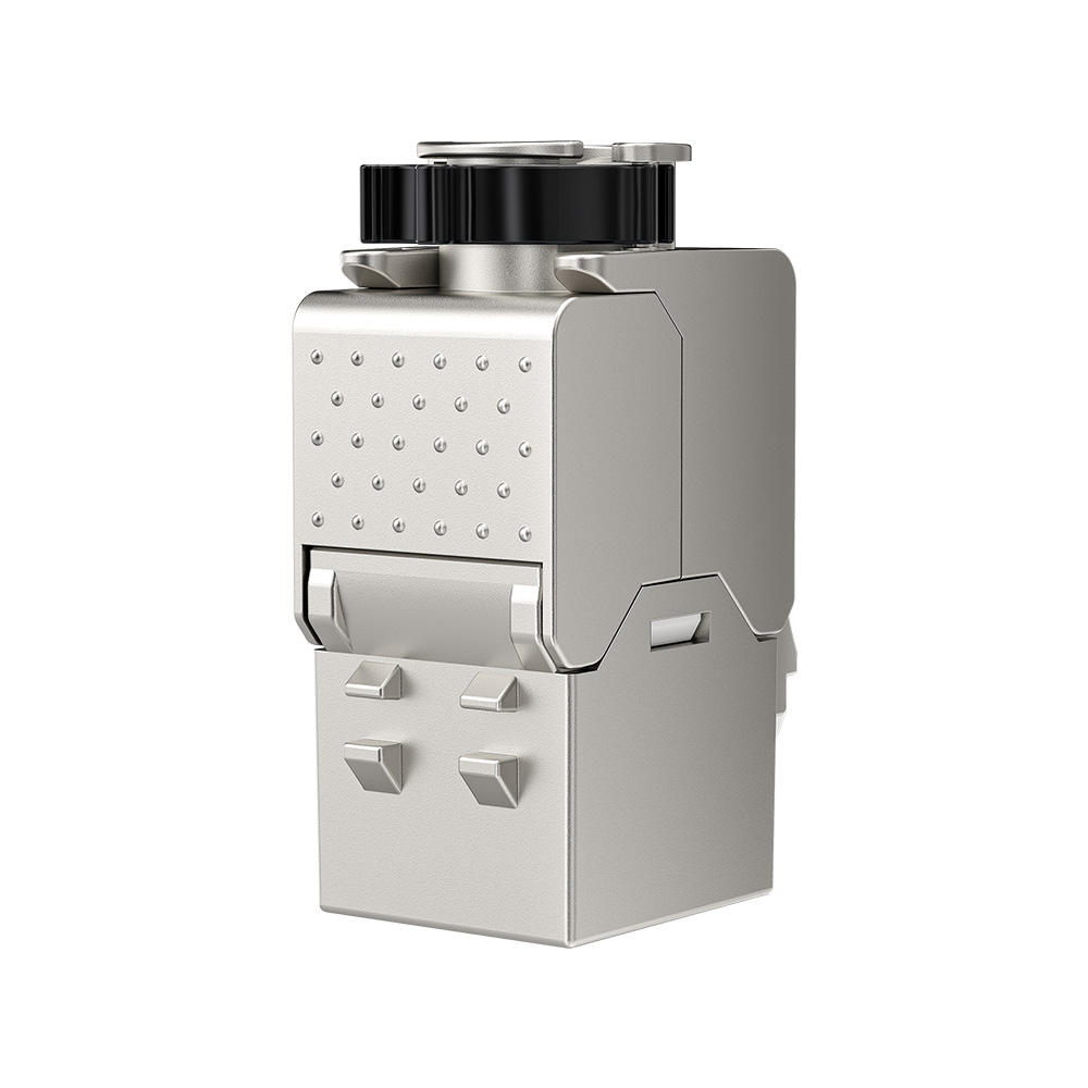 Reinforced Shielded Toolless RJ45 Keystone Jack