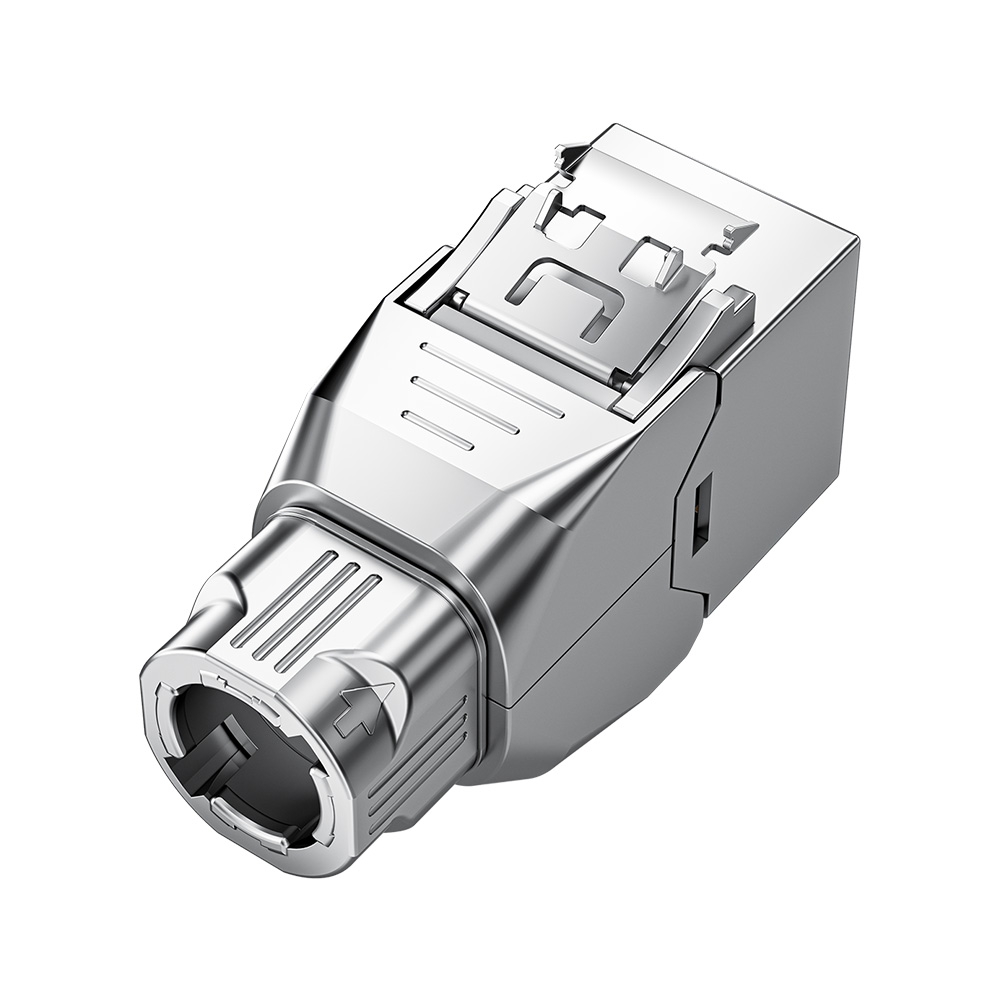 Cat.8 Shielded Toolless RJ45 Keystone Jack