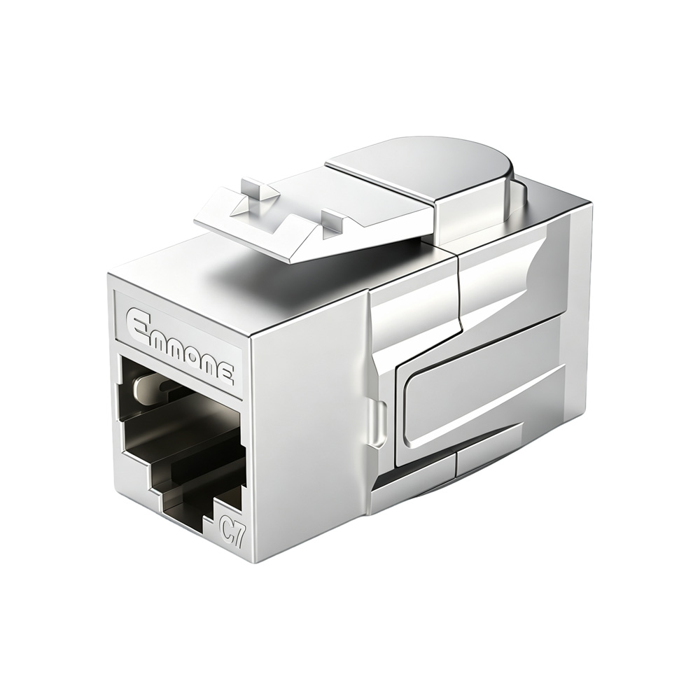 Compact Shielded RJ45 Feed-Through Coupler