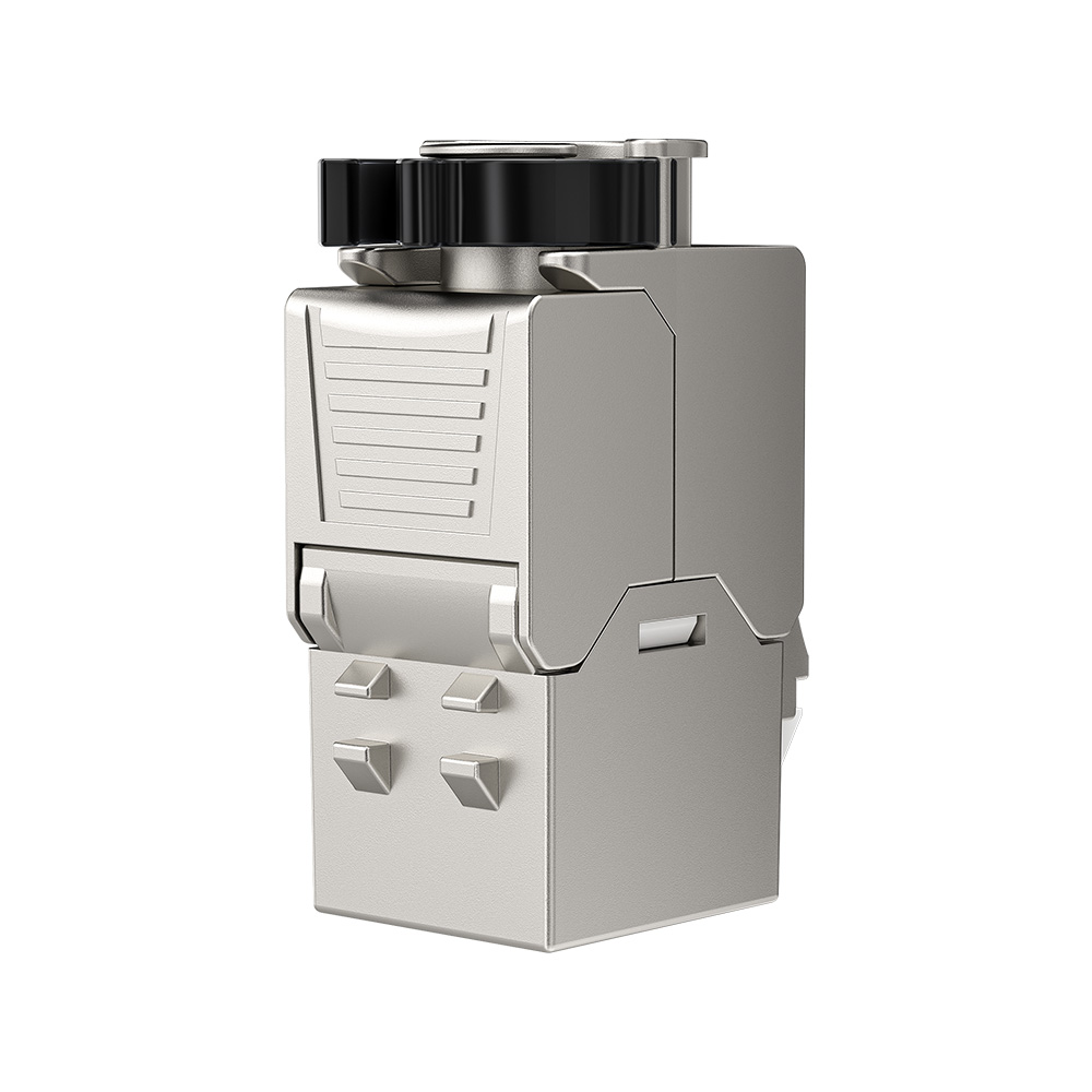 High-Performance Shielded Toolless RJ45 Keystone Jack