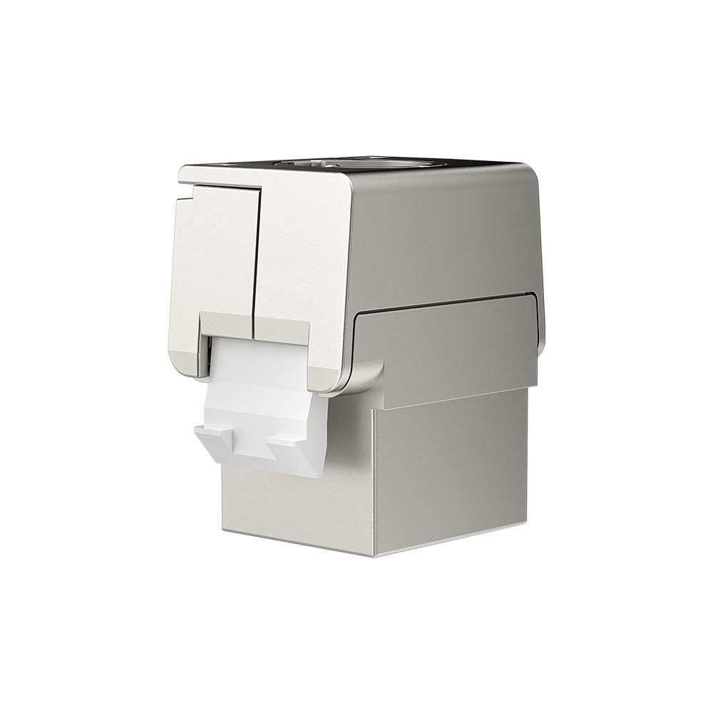 Ultra-Compact Shielded Toolless RJ45 Keystone Jack