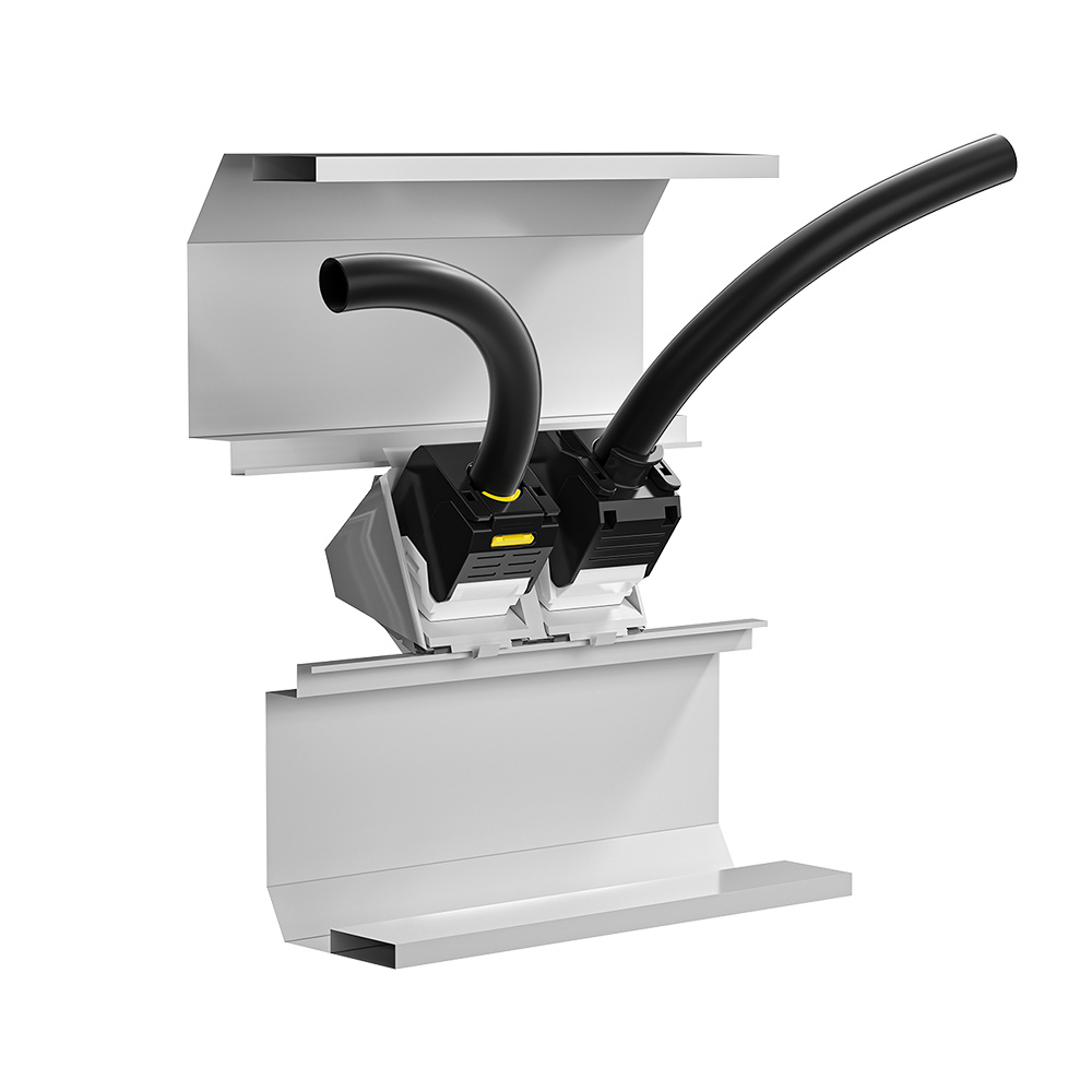 Ultra-Short UTP RJ45 Keystone Jack with Quick-Lock Cover