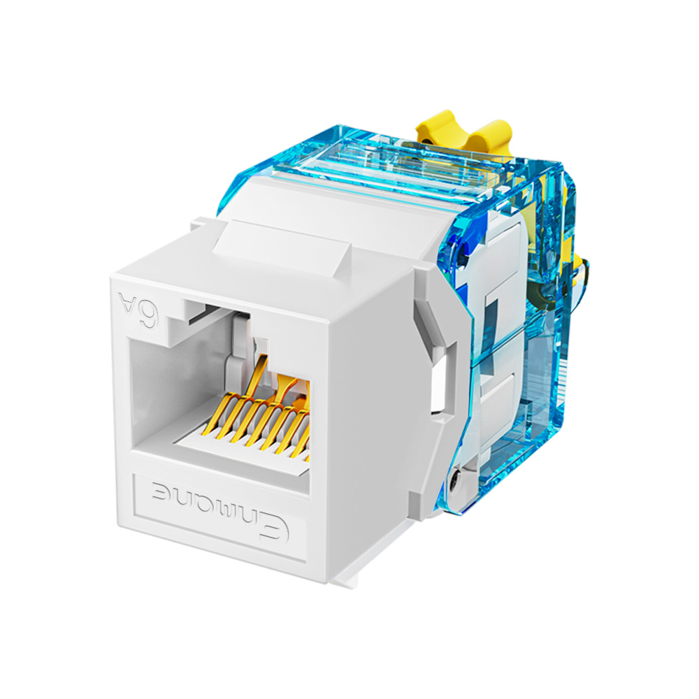 Custom Colour Fire-Retardant Toolless UTP RJ45 Keystone Jack