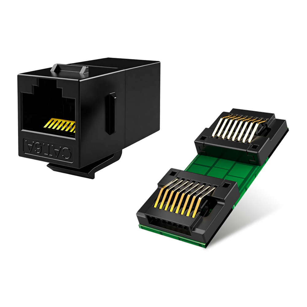 Unshielded Cat.6A RJ45 In-Line Coupler