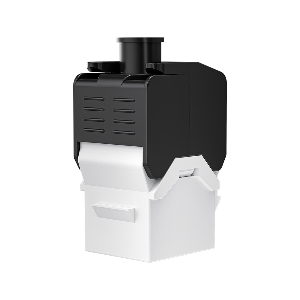 Twin-Rib Toolless UTP RJ45 Keystone Jack