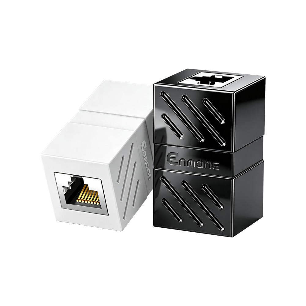 Fire-Retardant Shielded Cat.6A RJ45 Coupler