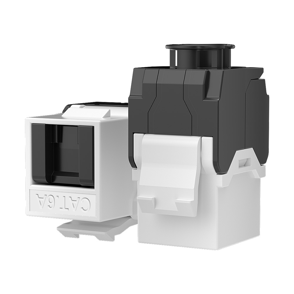 Dust-Proof Ultra-Short Toolless UTP RJ45 Keystone Jack