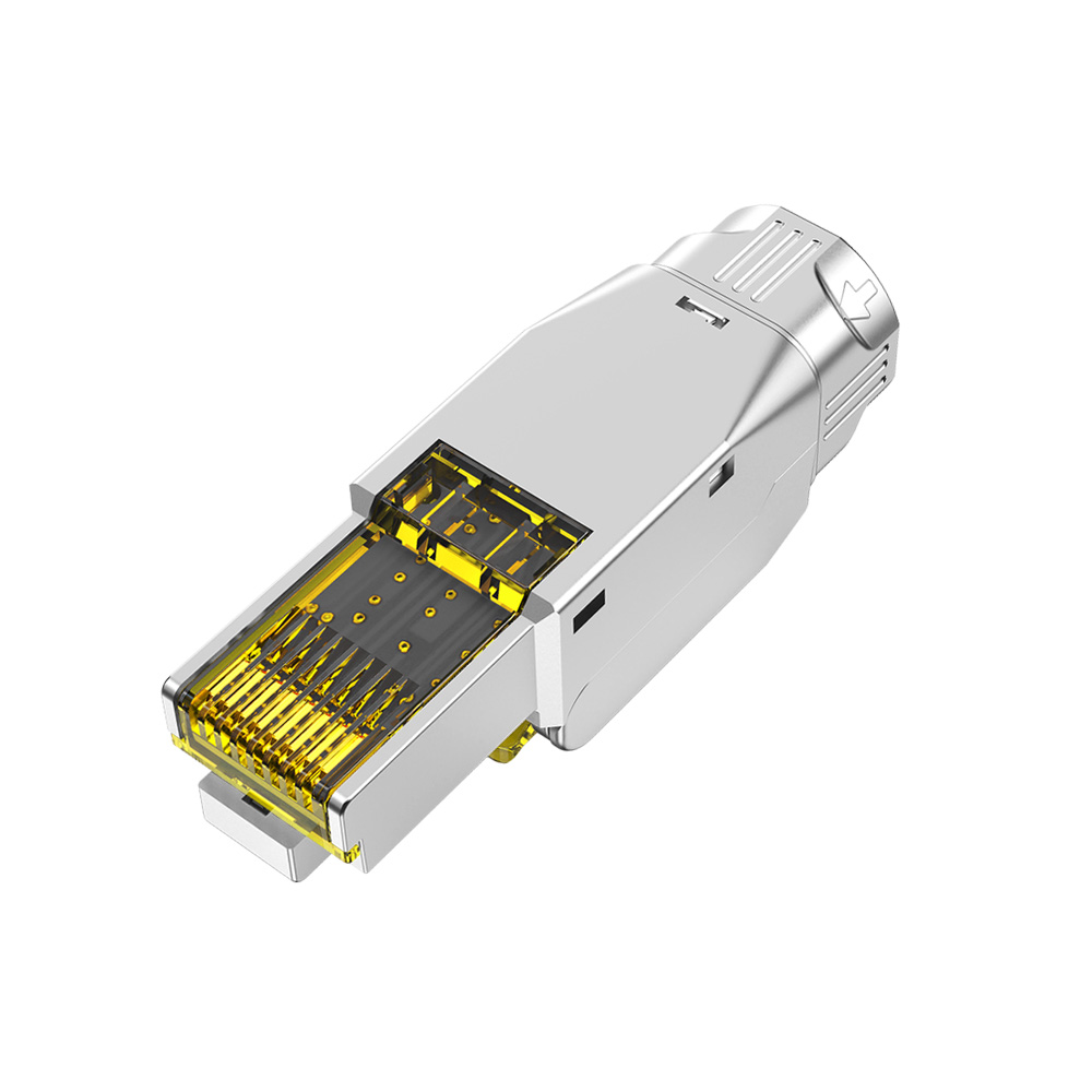 Ultra-Short Toolless Shielded FTP RJ45 Modular Plug