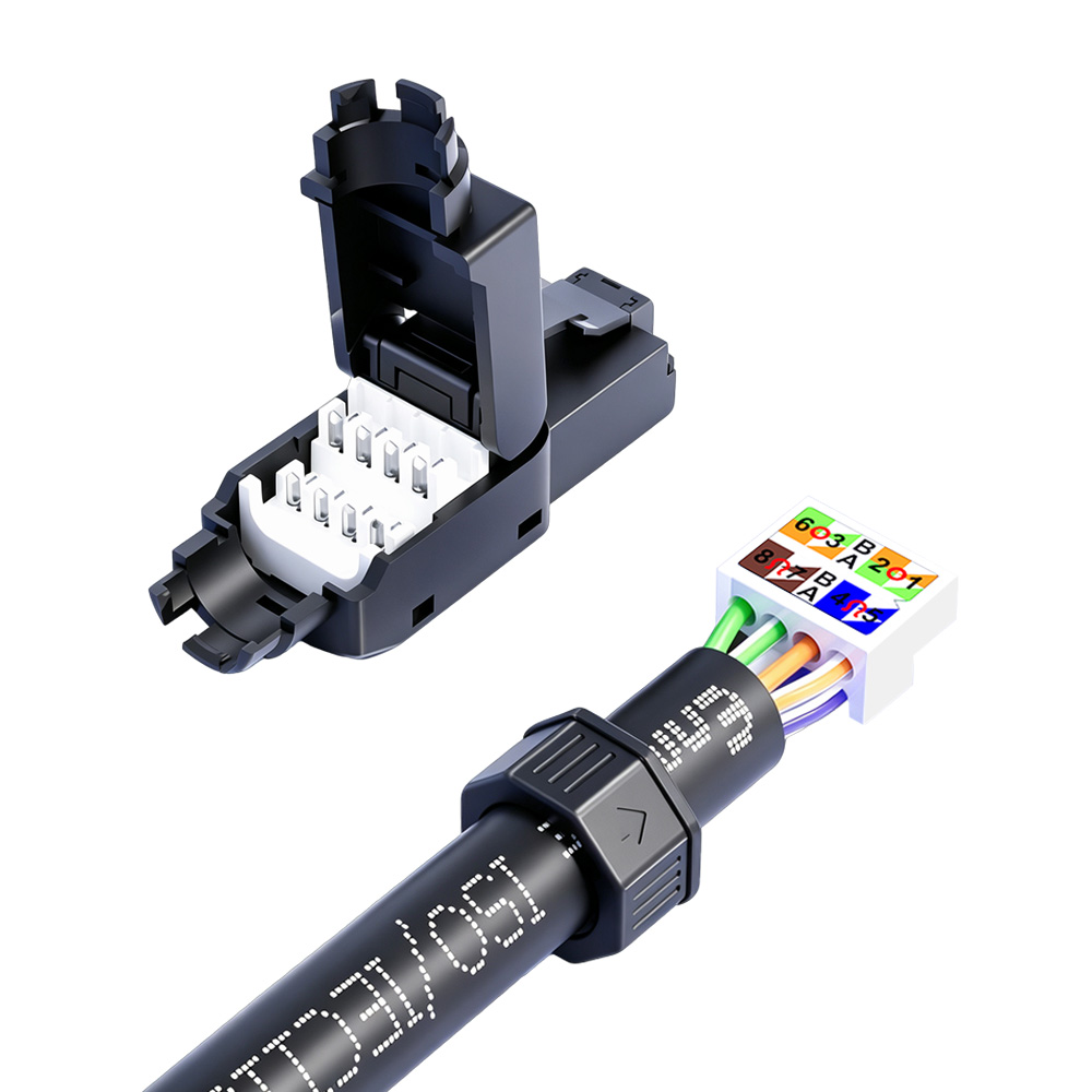 Ultra-Short Toolless CAT.6A UTP RJ45 Modular Plug