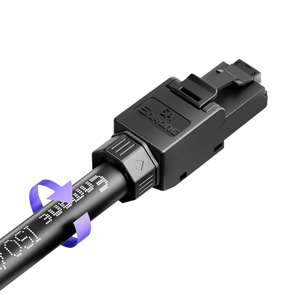 Ultra-Short Toolless CAT.6A UTP RJ45 Modular Plug