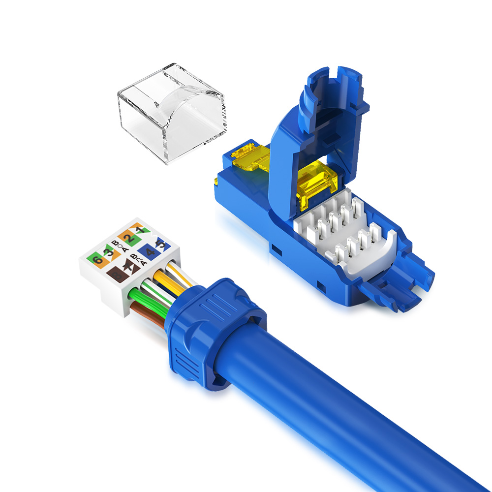 Ultra-Short Toolless CAT.6A UTP RJ45 Modular Plug