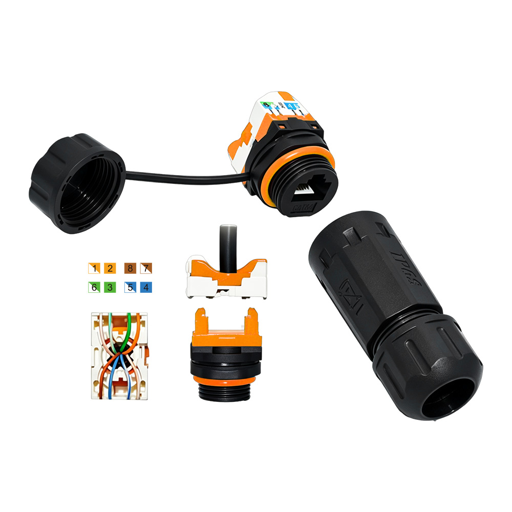 M20 Cat.6A Waterproof IDC RJ45 Connector
