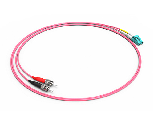ST-LC Multimode Duplex Fiber Optical Patch Cord